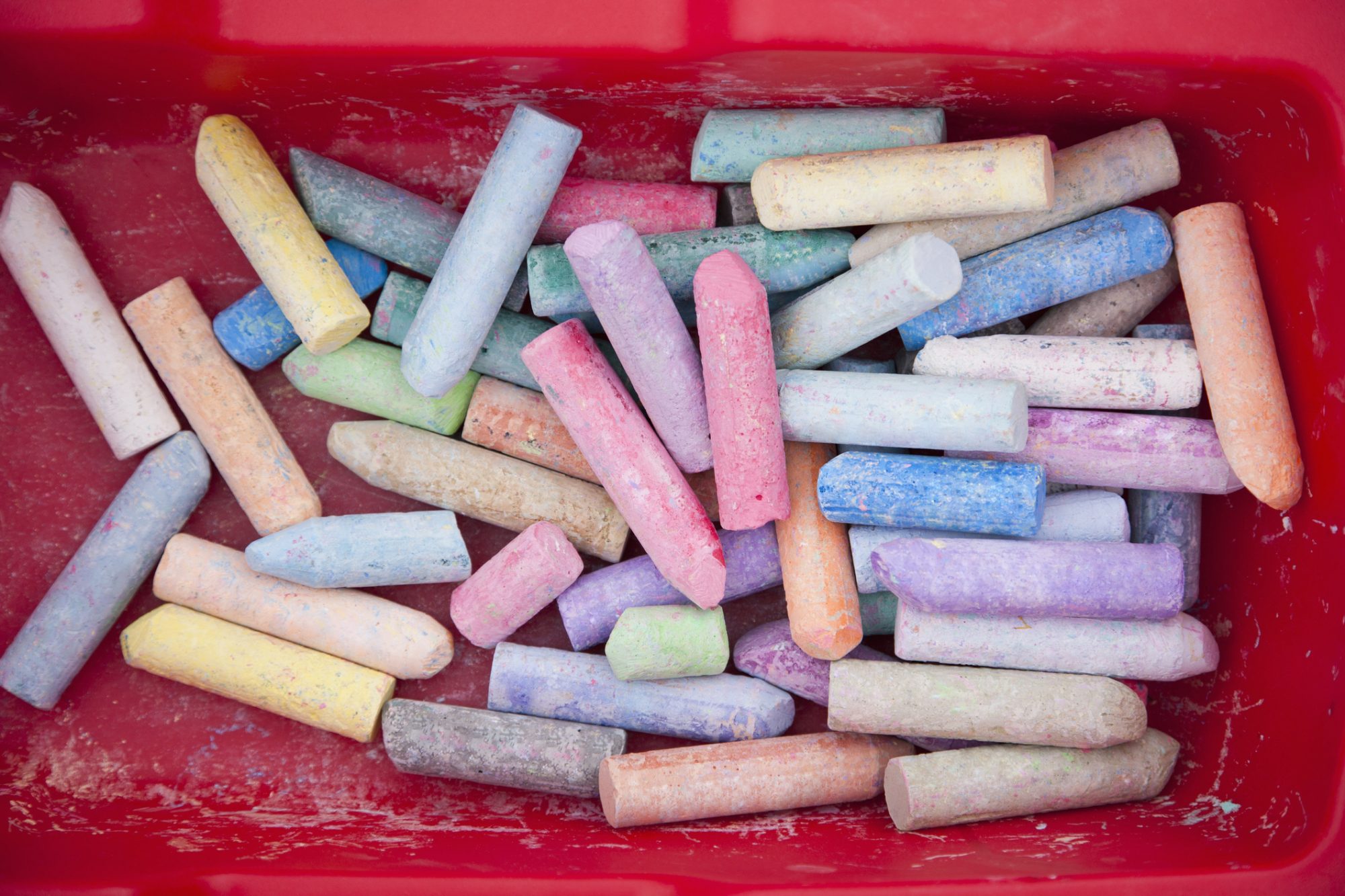 An image of a box of chalk.